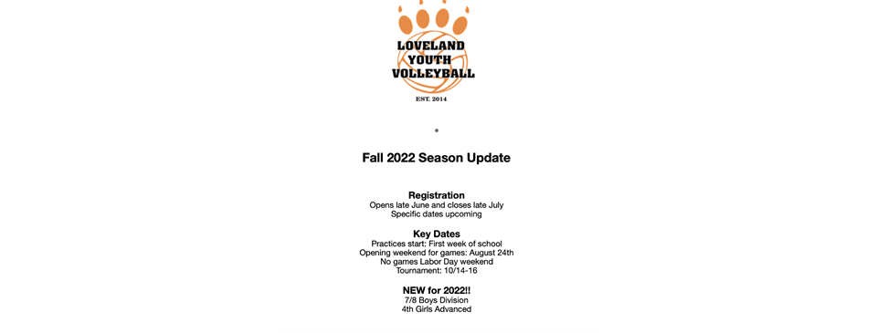 Fall 2022 Update